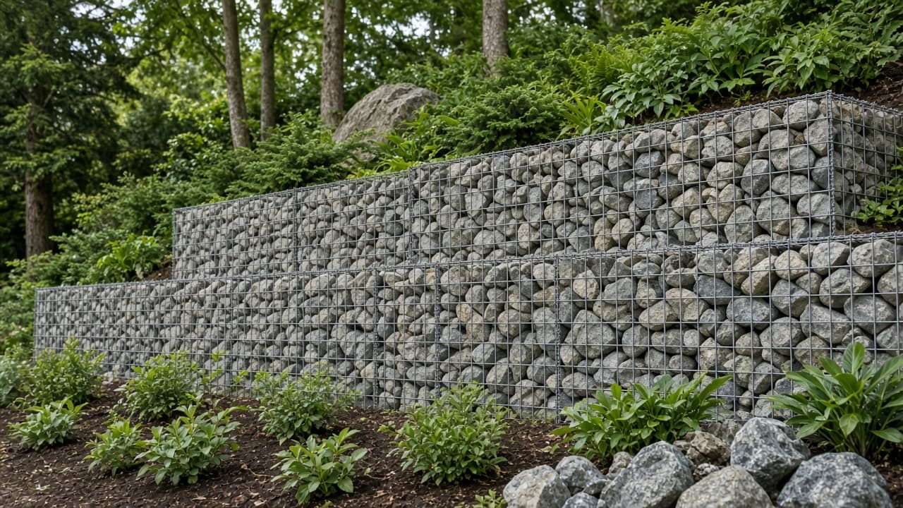 Gabion Retaining Walls in Langley, BC